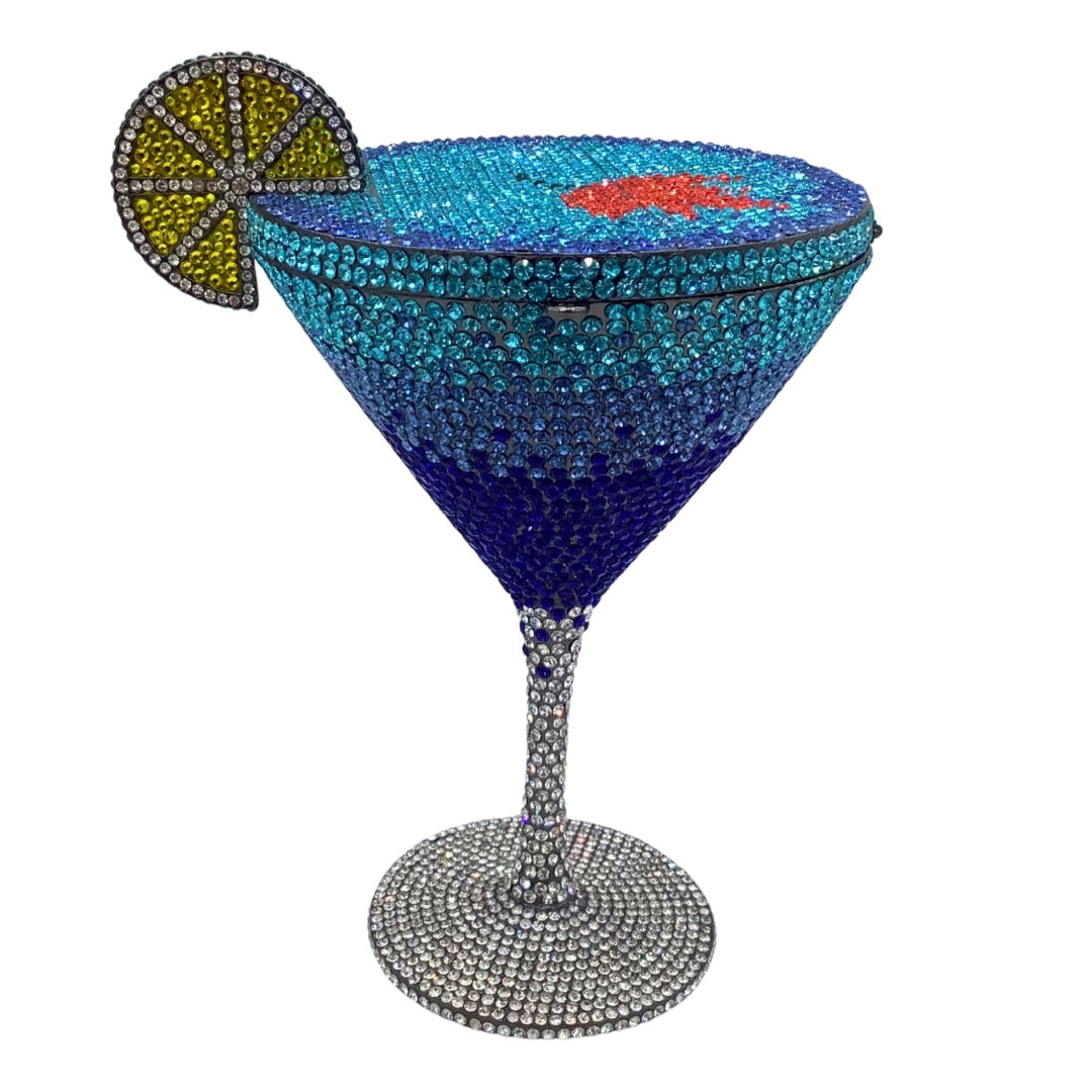 Women's Strictly Selected Cocktail Goblet Diamond Clutch Bags