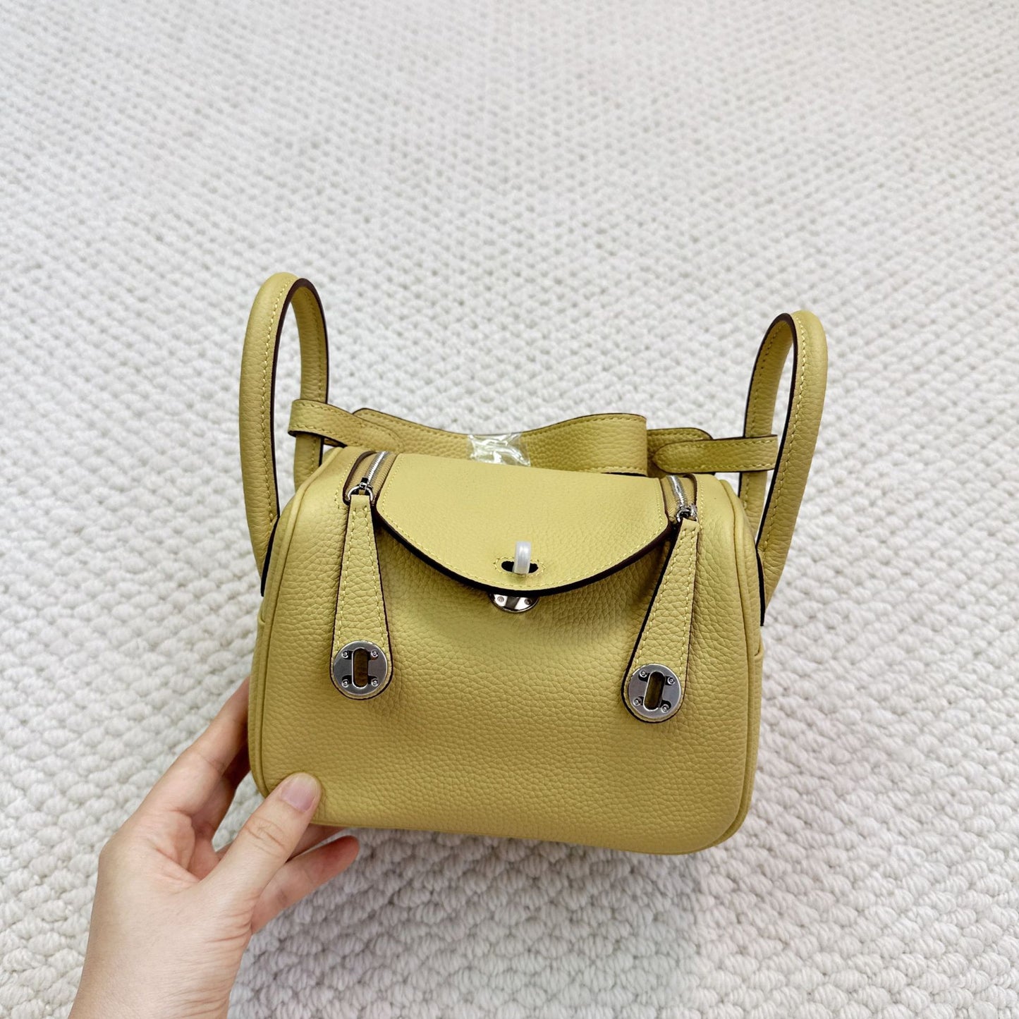 Women's First Layer Cowhide Lindy Large Capacity Bags