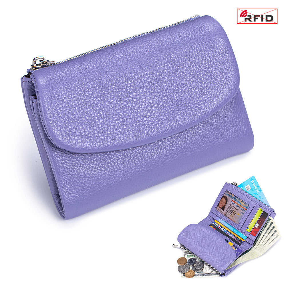 Women's Fashion Short Soft Textured Large Capacity Ladies Wallets