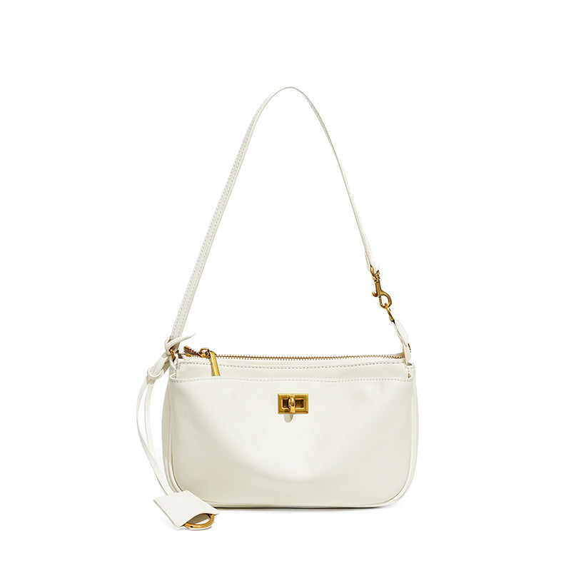 Niche Portable Baguette High-grade Leather Kelly Armpit Bags