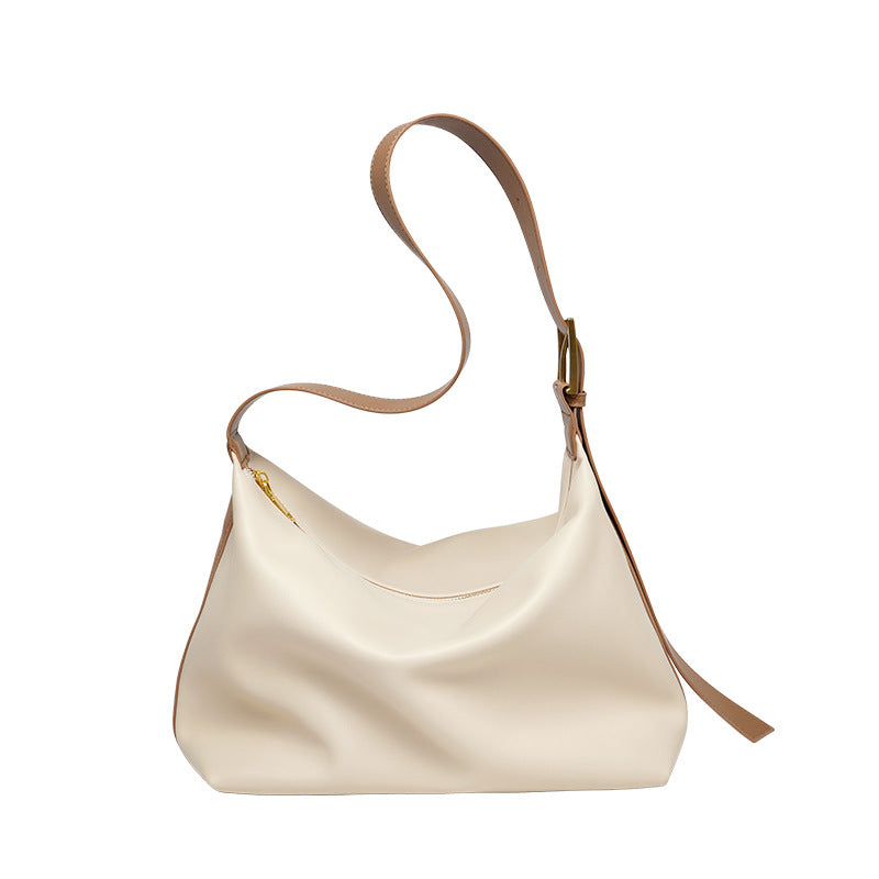 Women's People's Large Capacity Commuter High-grade Leather Crossbody Bags