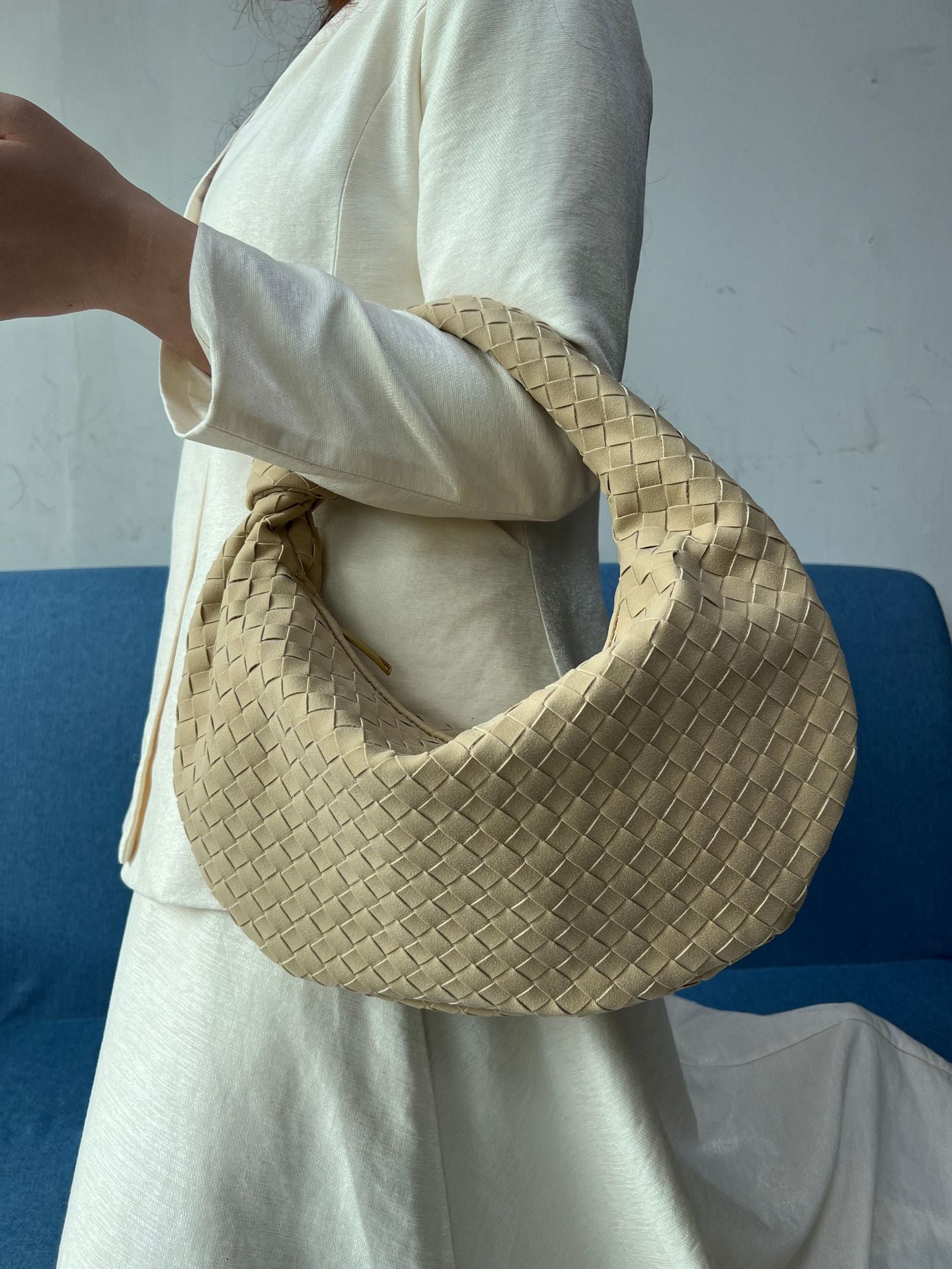 Woven Large Capacity Simple Knotted Dumpling Bags