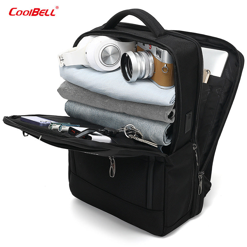 Men's Large Capacity Business Waterproof Notebook Computer Backpacks
