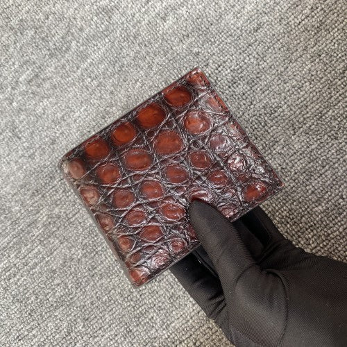 Men's Fish Skin Leather Horizontal The Suit Men's Wallets