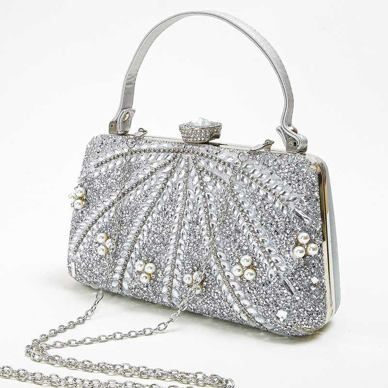 Full Diamond Soft Dinner High-grade Gem Evening Bags