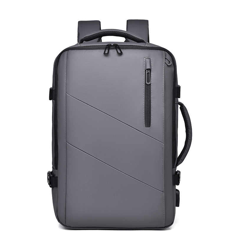 Men's Large Capacity Expansion Waterproof Business Computer Backpacks