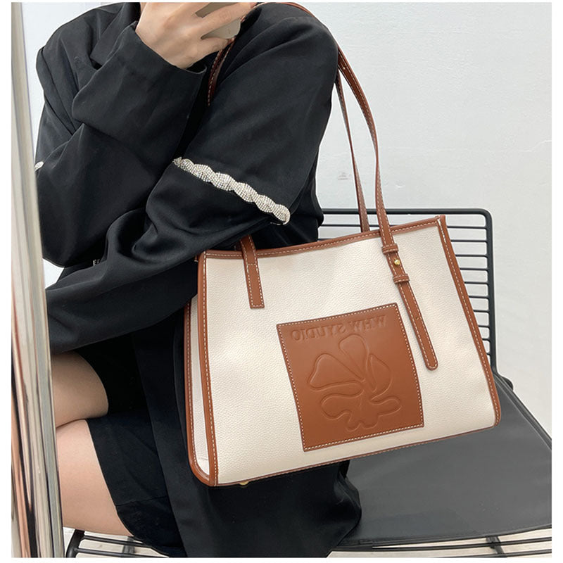 Women's Cowhide Big Genuine Leather Large Capacity Shoulder Bags