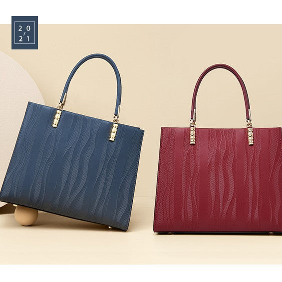 Women's Mother Elegant Portable Large Capacity Red Shoulder Bags