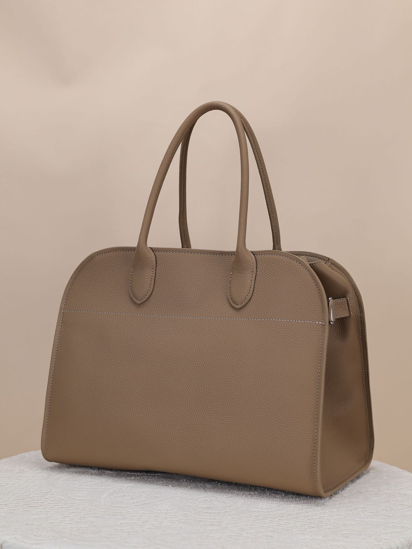 Women's Pattern Top Layer Cowhide Large Capacity Handbags