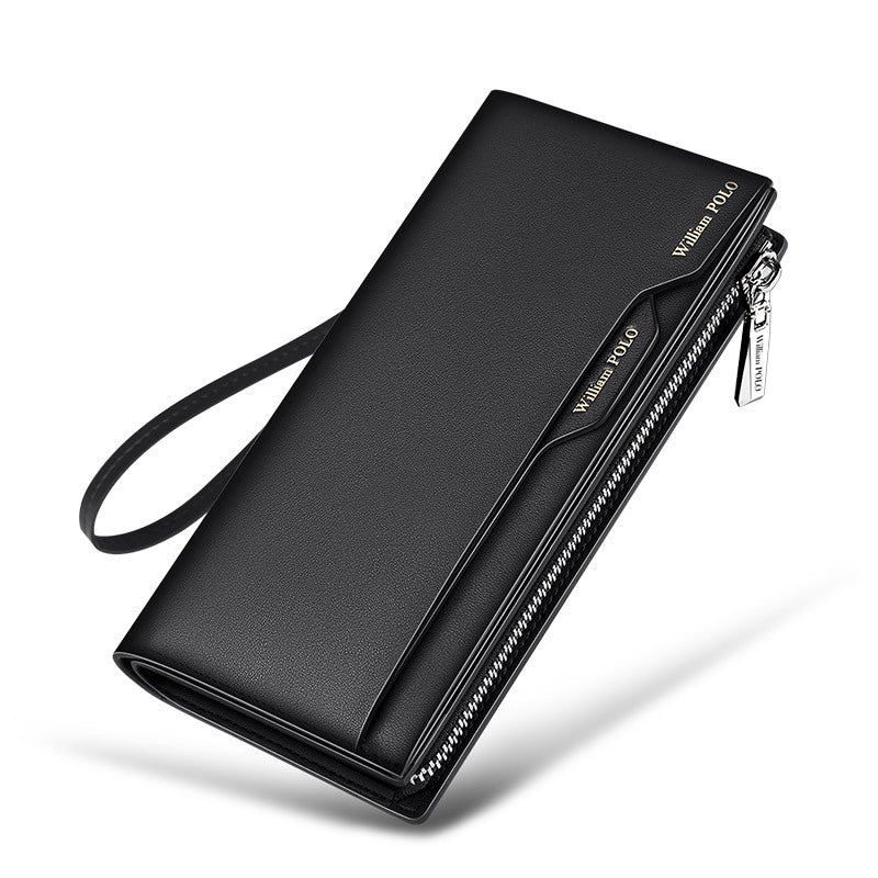 Men's Genuine Leather High-grade Long Cowhide Driving License Men's Wallets