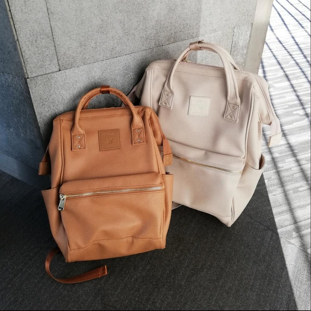 Women's & Men's & Leather Business Commute Running Backpacks