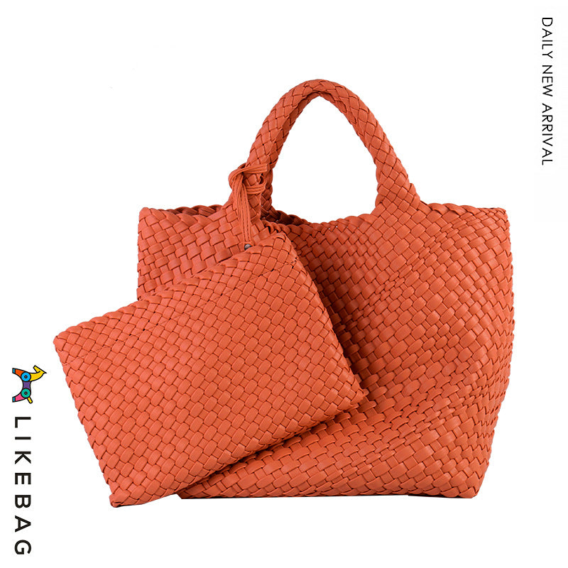 Business Commute Woven Large Capacity Trendy Handbags
