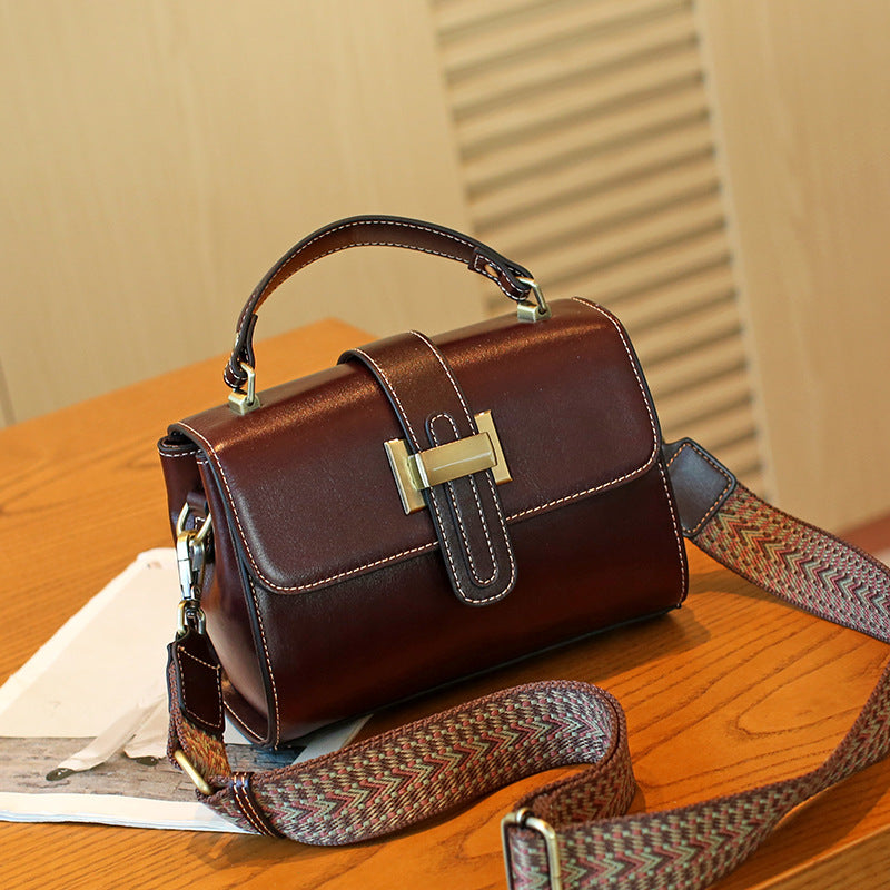 Women's Genuine Leather Retro Fashion High-grade Handbags