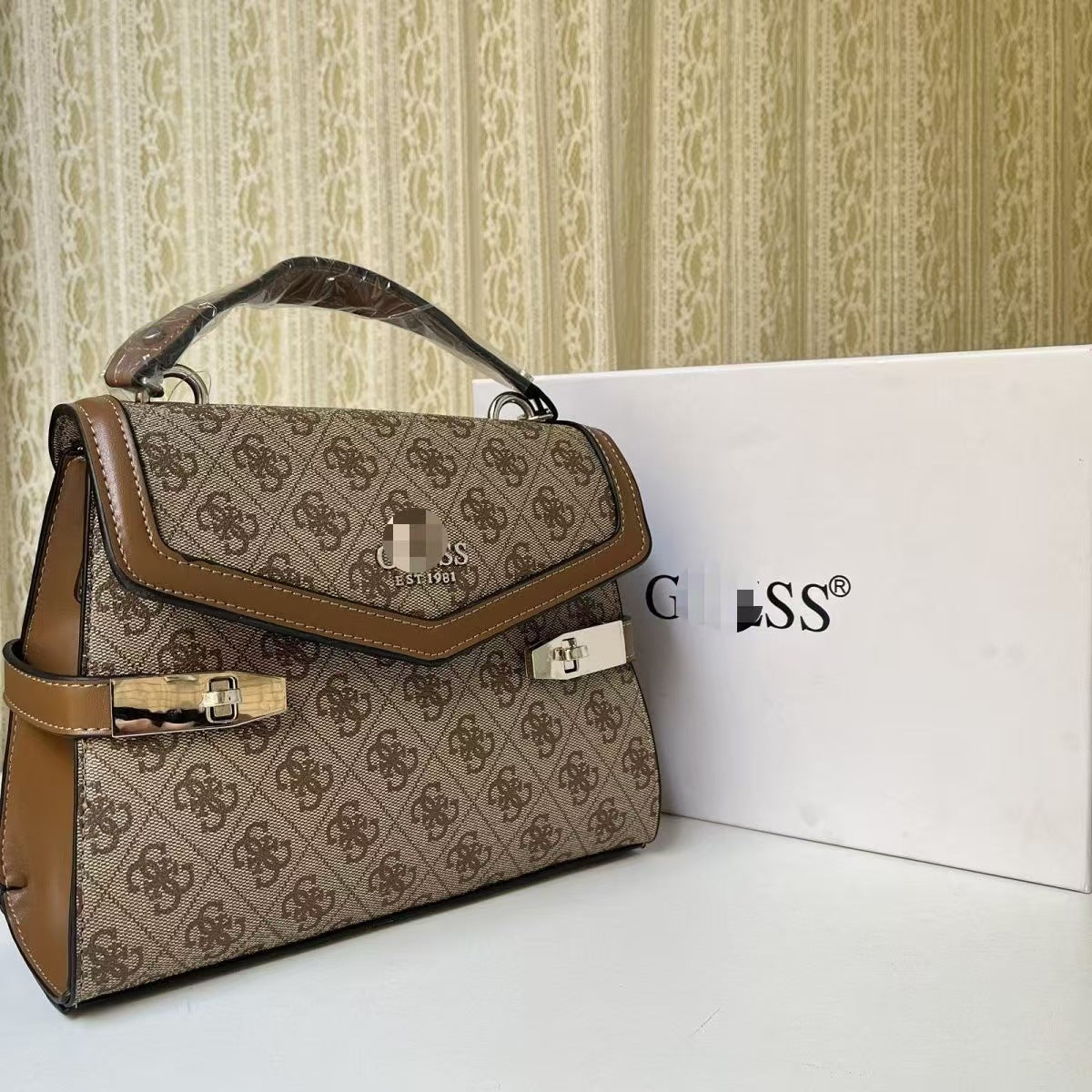 Women's Large Capacity Vintage Fashion Print Kelly Armpit Bags