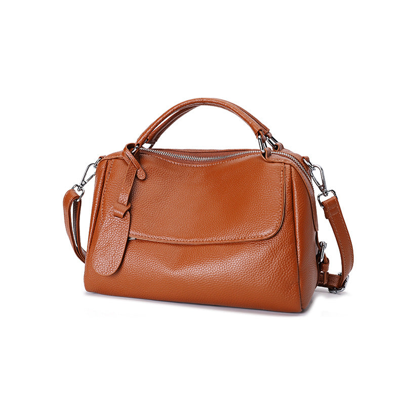 Women's Genuine Leather Fashionable Top Layer Large Handbags
