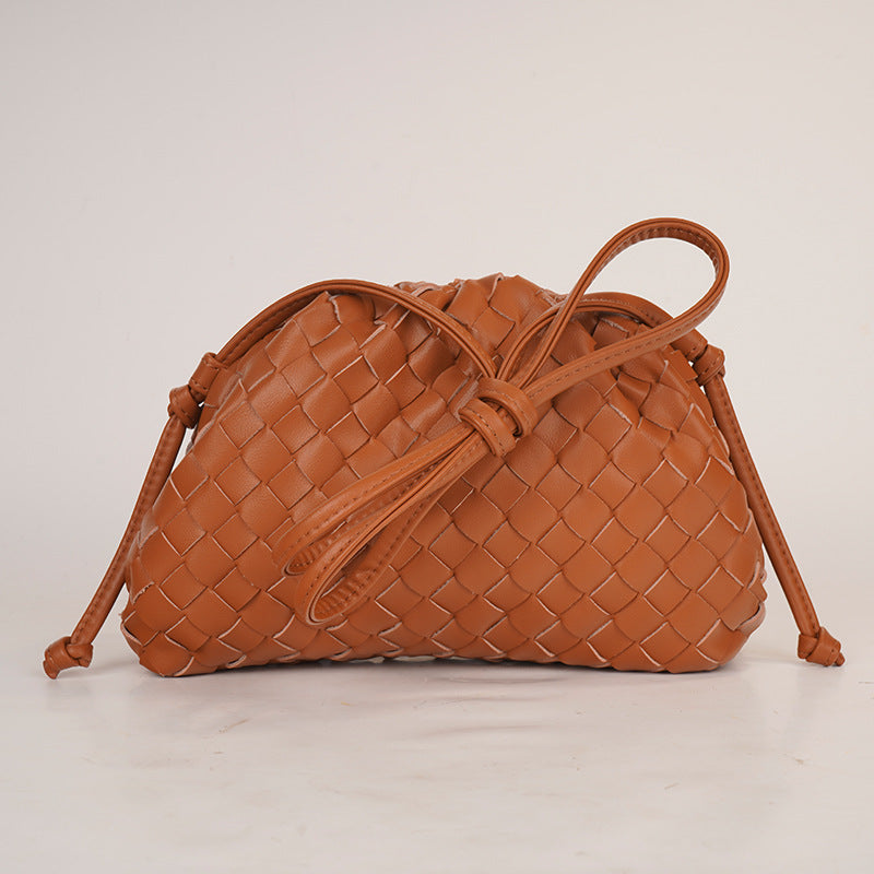Women's Woven Cloud Korean Fashion Dumpling Underarm Crossbody Bags