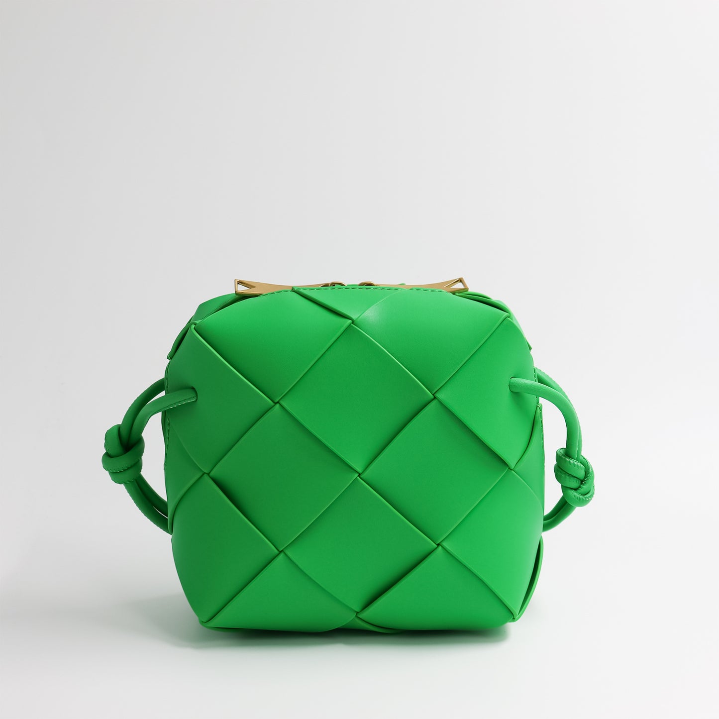 Women's Spring Genuine Leather Diamond Pattern Commute Soft Crossbody Bags