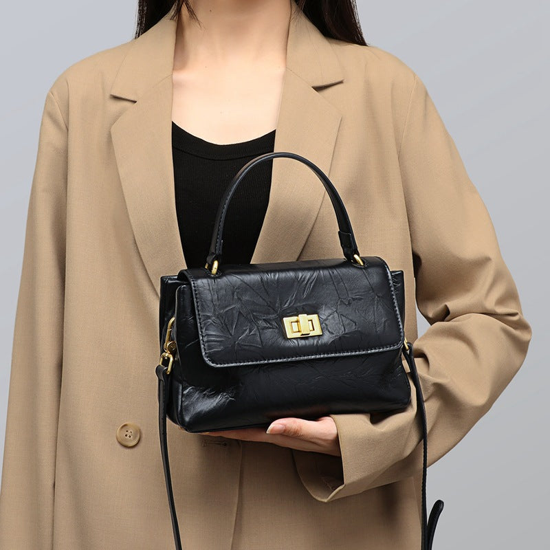 Women's Summer Genuine Leather Large Capacity High-grade Crossbody Bags