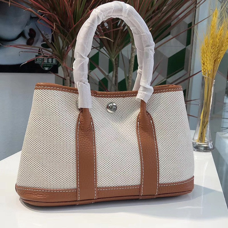 Attractive Women's Versatile Canvas Portable Shopping Shoulder Bags