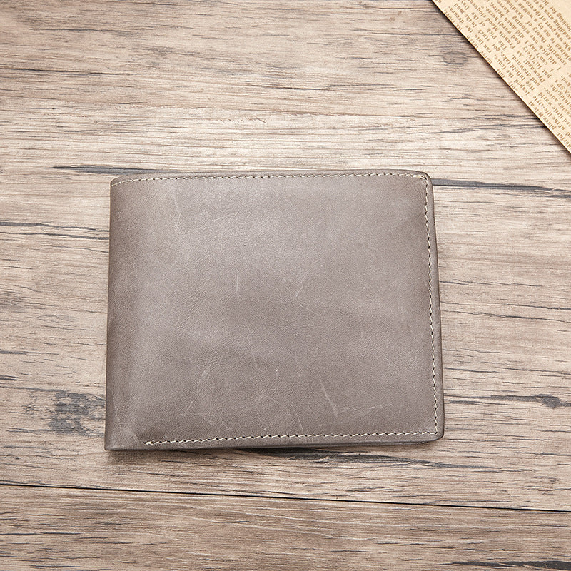 Men's Multiple Slots More Than Leather First Men's Wallets