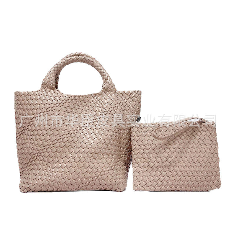 Women's Wind Woven Large Capacity Composite Fashion Handbags