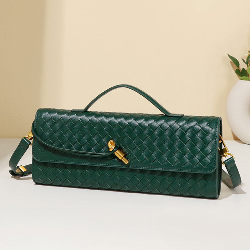 Hand-woven Fashion Medieval Baguette Exquisite Dinner Crossbody Bags