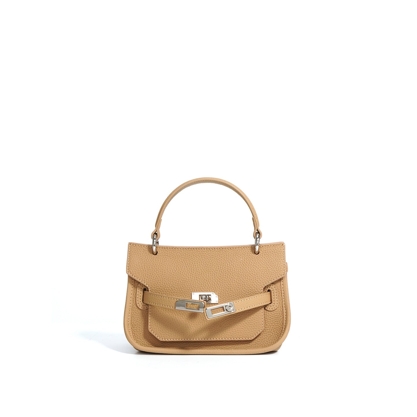 Women's First Layer Cowhide Kelly Good-looking Design Handbags