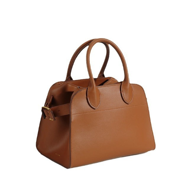 Layer Cowhide Niche Advanced Sense Large Handbags