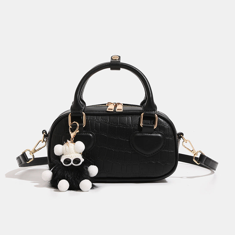 Women's Trendy Sweet Solid Color Pillow Cute Crossbody Bags