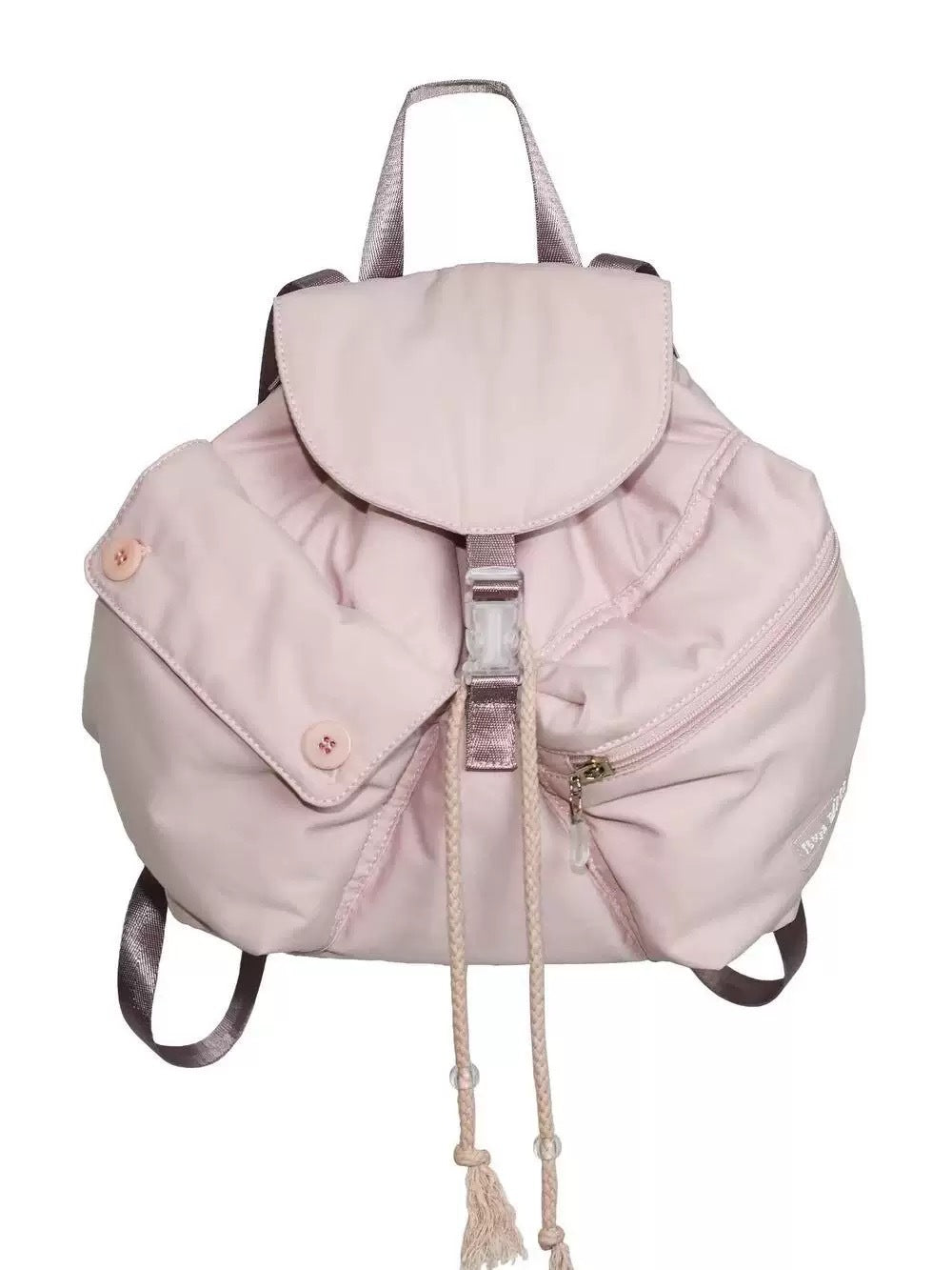 Women's Elegant Niche Nylon Simple Drawstring Backpacks