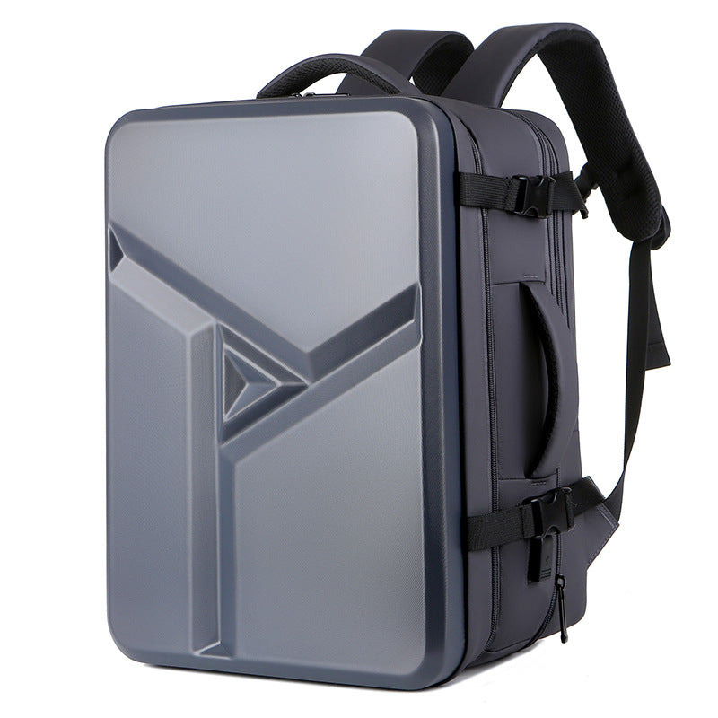 Men's Large Capacity Hard Shell Business Expansion Backpacks