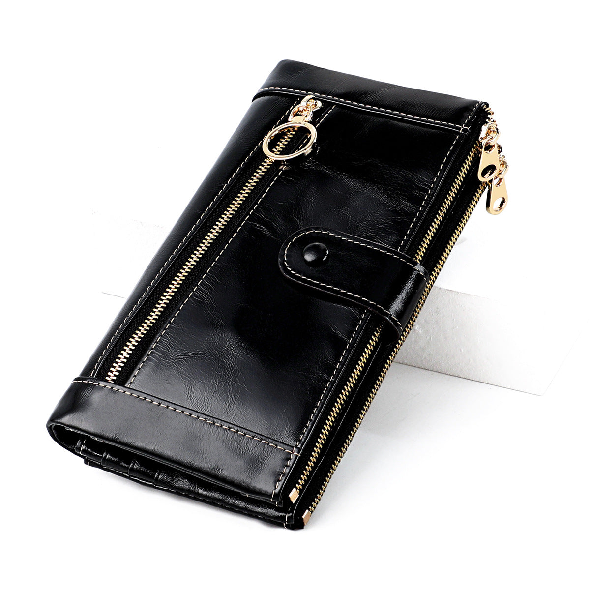 Women's Korean Fashion Mobile Clutch Swiping Long Ladies Wallets