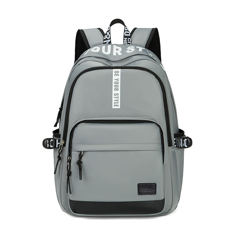 Men's Korean Trendy Large Capacity Leisure Junior Backpacks