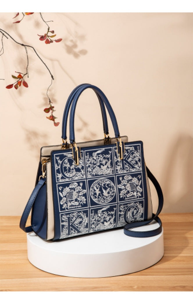 Women's Mother Embroidered Fashion Large Capacity Wedding Shoulder Bags