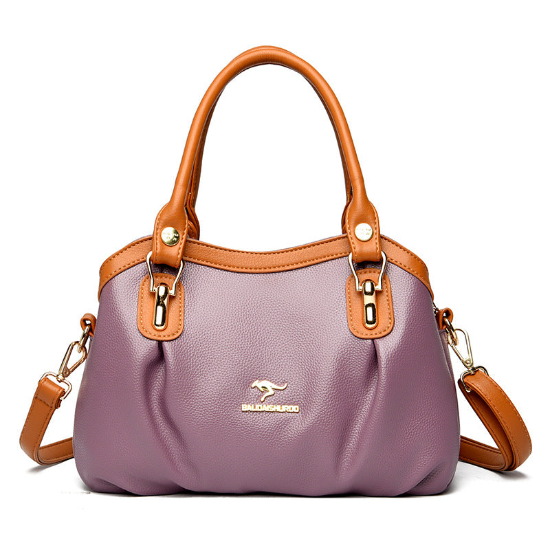 Glamorous Mom Fashion Classy Soft Leather Handbags