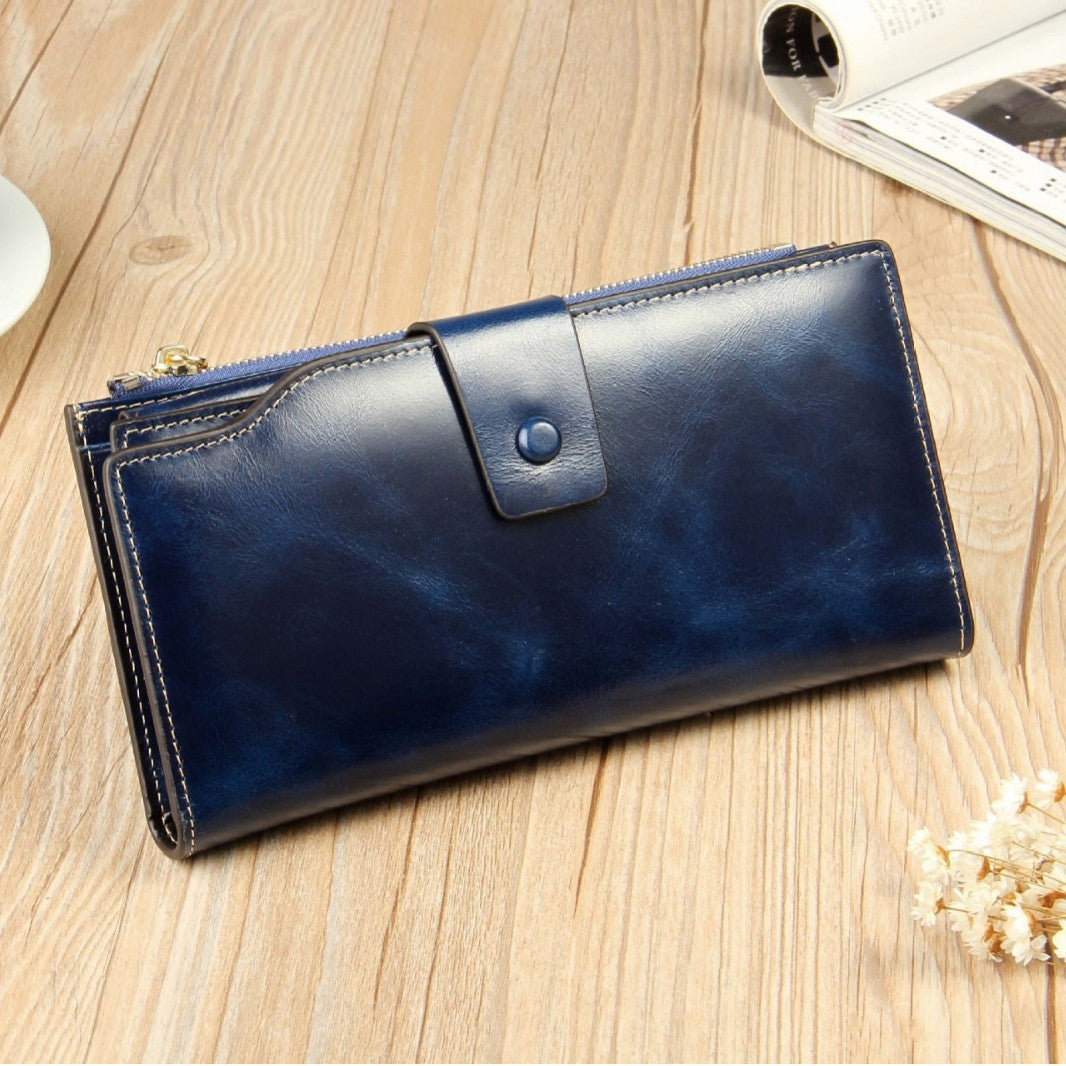 Women's New Swiping Long Large Capacity Ladies Wallets