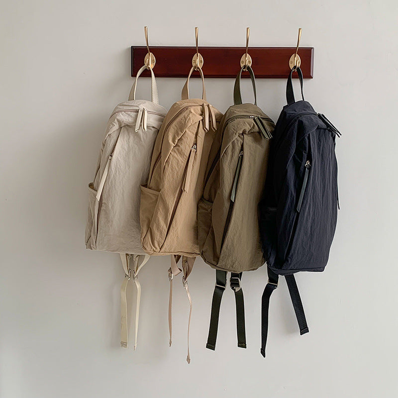 Nylon Large Capacity Lightweight Artistic Simple Backpacks