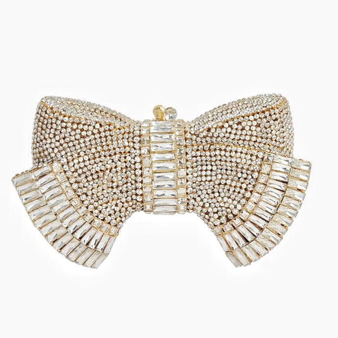 Women's Strictly Selected Bow Diamond Banquet Full Evening Bags