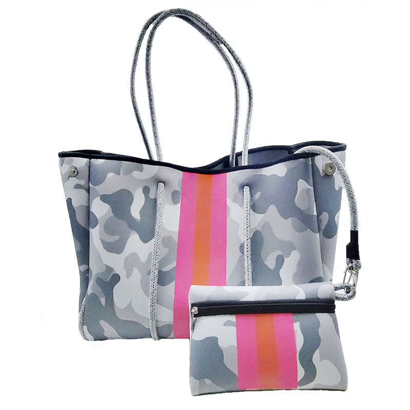 Neoprene Beach Printing Weekend Portable Seaside Handbags
