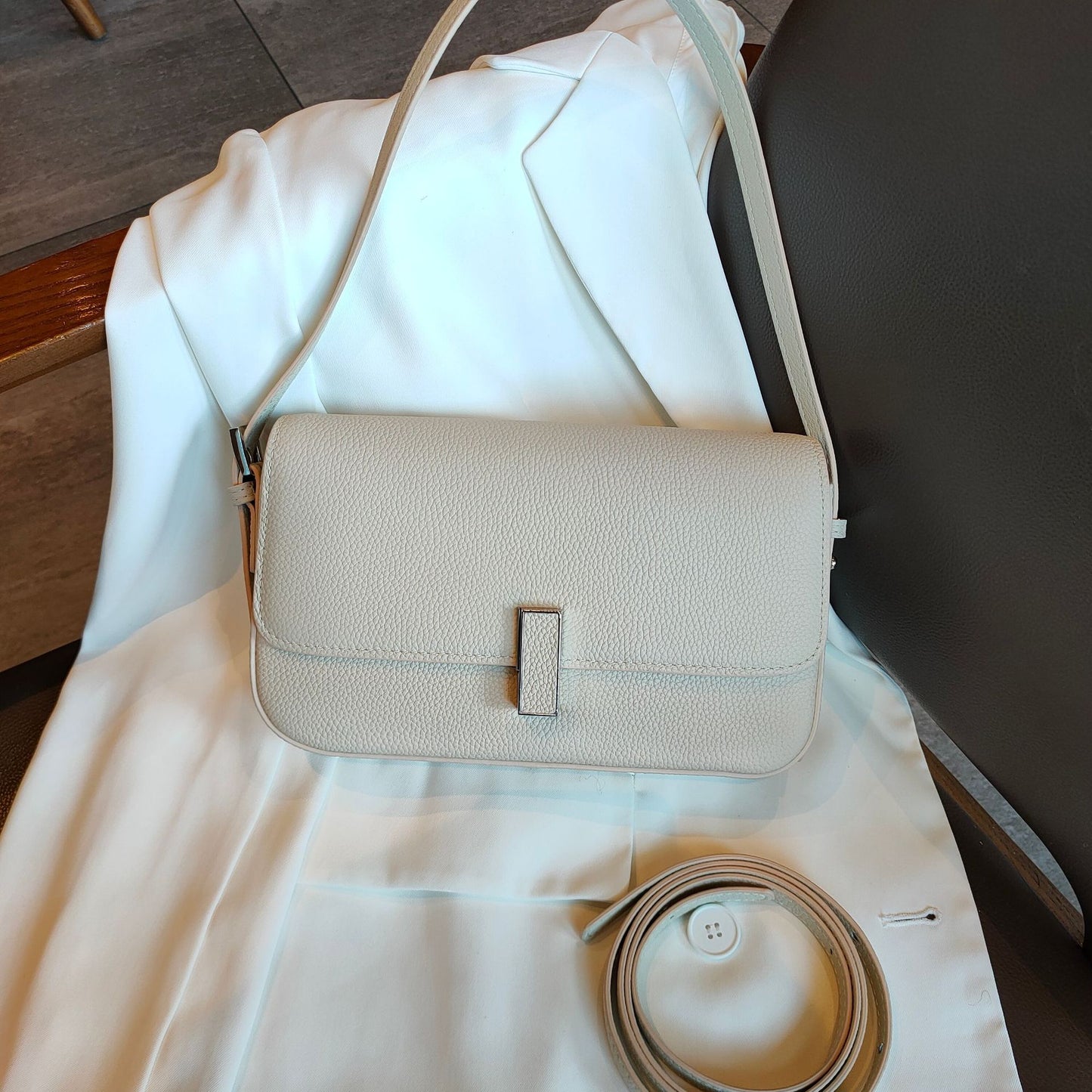 Simplicity Style Top Layer Cowhide Underarm Armpit Bags