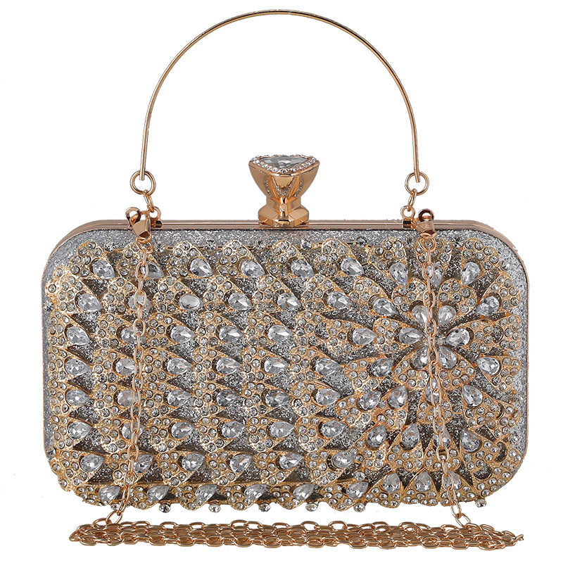 Women's Diamond Banquet Party Clutch All Match Evening Bags