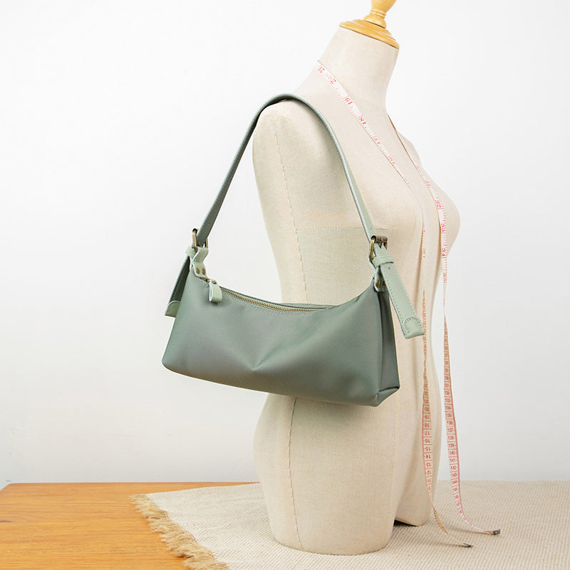 Women's Cloth Canvas Nylon Trendy Fashion Baguette Handbags
