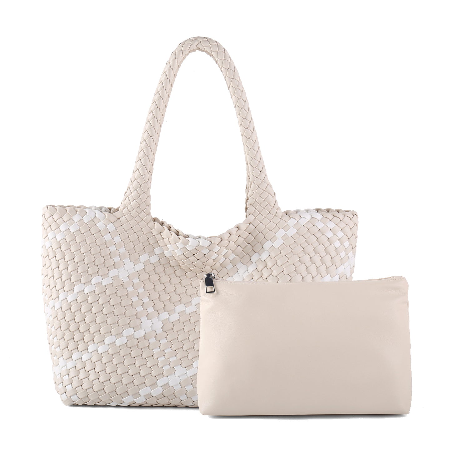 Women's Woven Letter Oversized Large Portable Simple Bags
