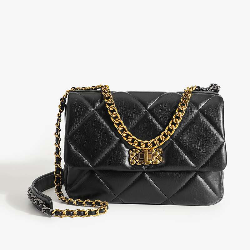 Women's Classic Style Diamond Pattern Chain Fashion Shoulder Bags