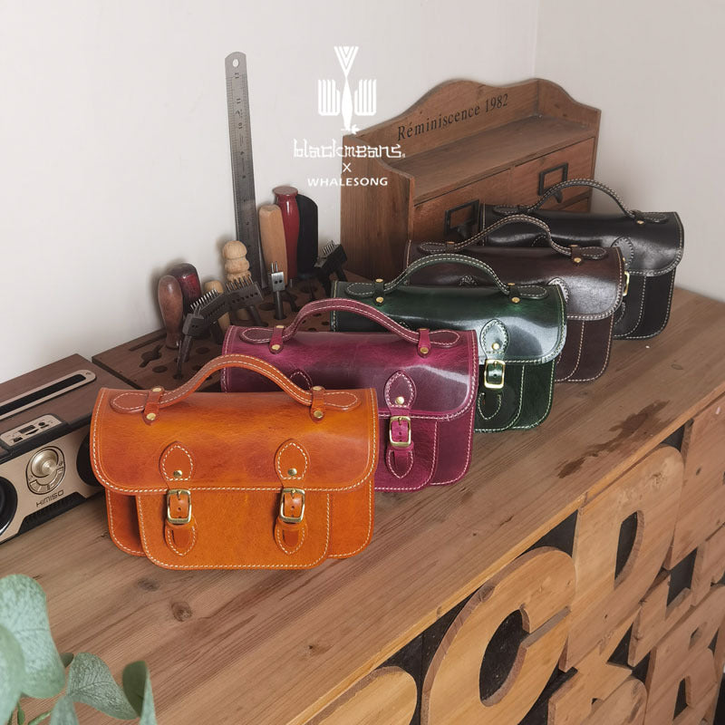 Women's Genuine Leather National Fashion First Layer Crossbody Bags