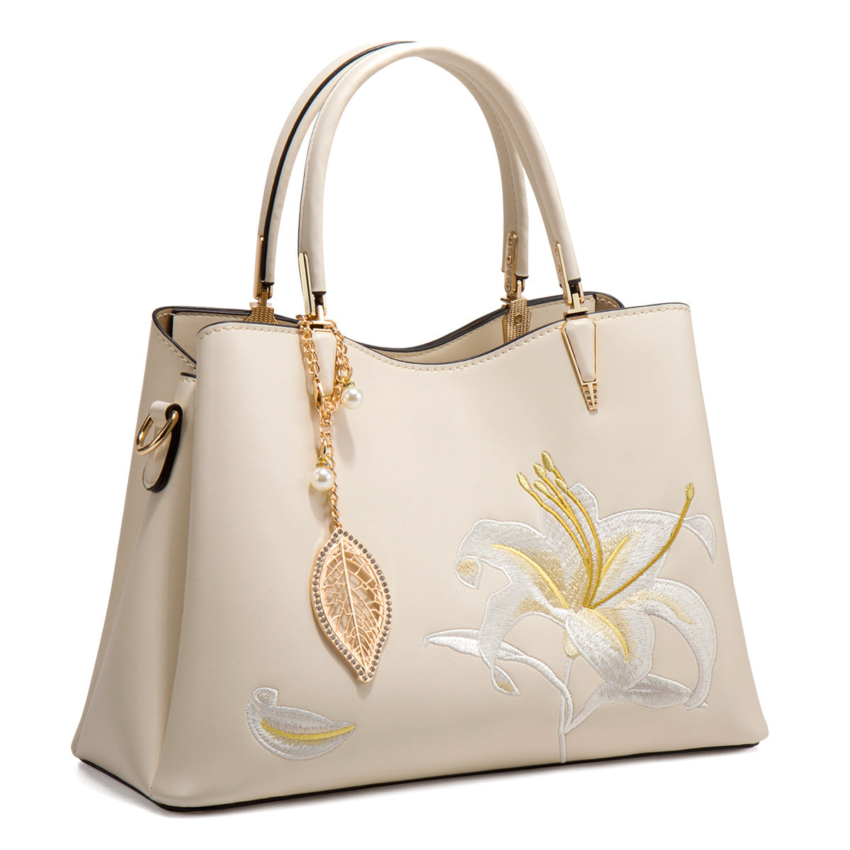 Women's Embroidery Chinese Style Large Capacity Portable Lady Handbags
