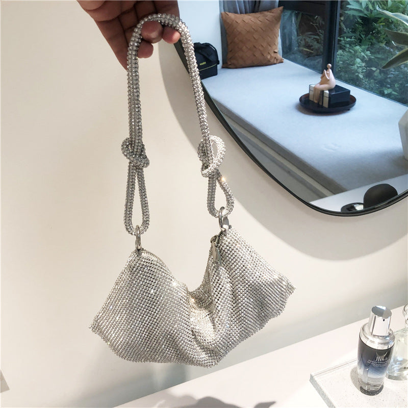 Women's Niche Portable Underarm Net Drill King Bags