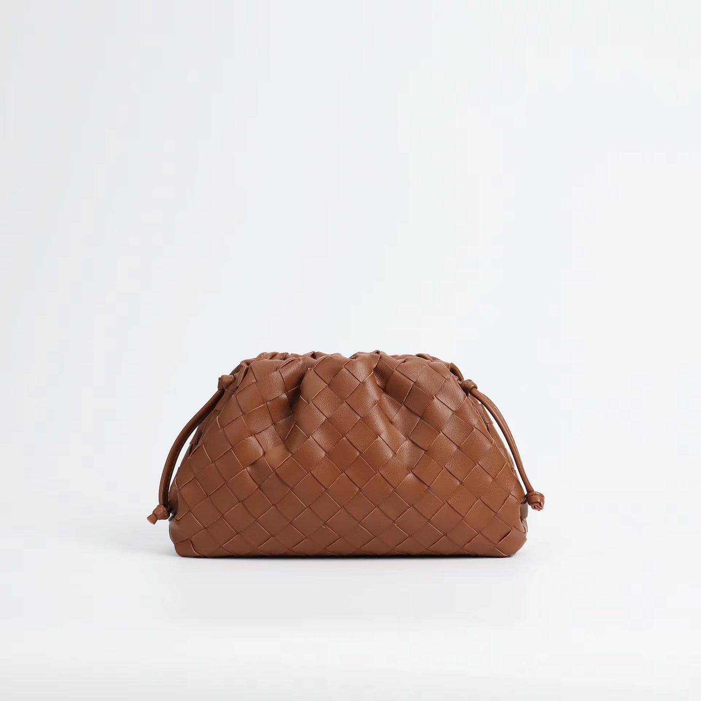 Fashion Clutch Woven Korean Style Cloud Soft Leather Crossbody Bags