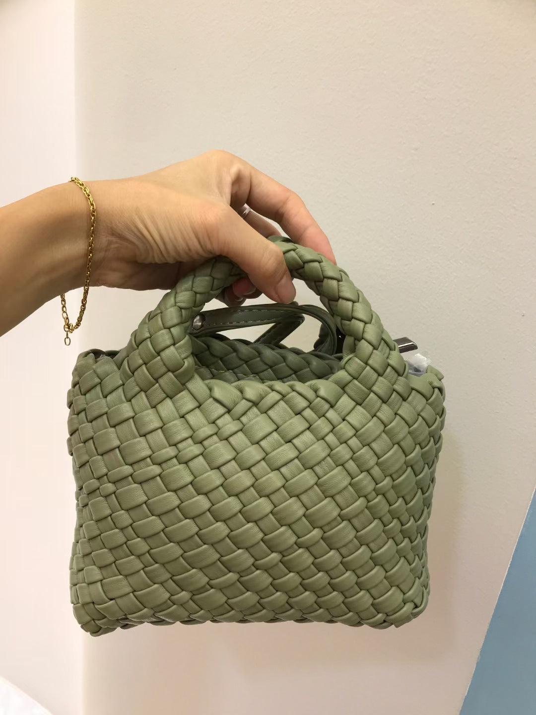 Women's Hand-woven Summer Soft Leather Underarm High-grade Armpit Bags