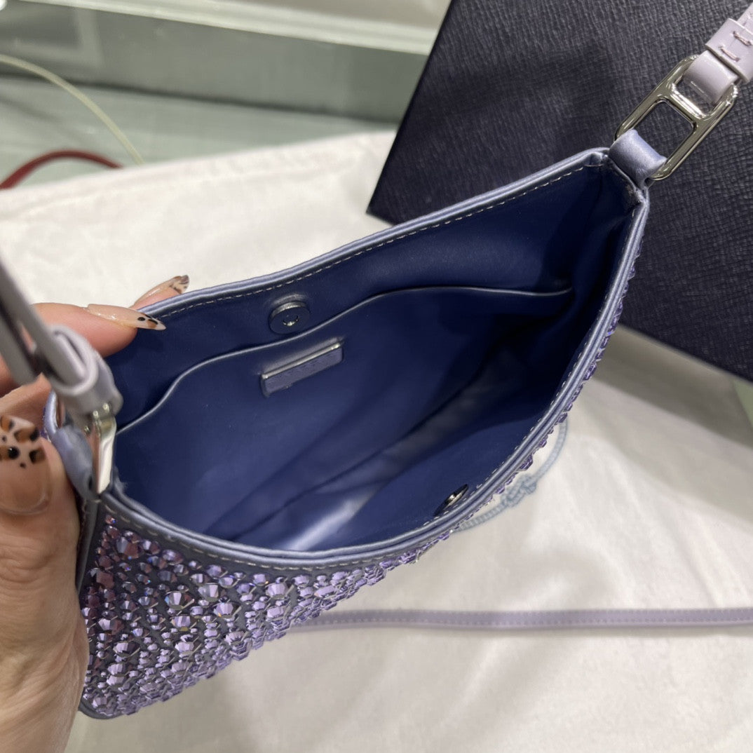 Women's Glittering Crystal Fashion Retro Fairy Shoulder Bags